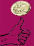 flipping a coin